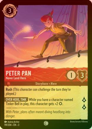 Peter Pan (Never Land Hero) - 119/204 - Common (Foil)