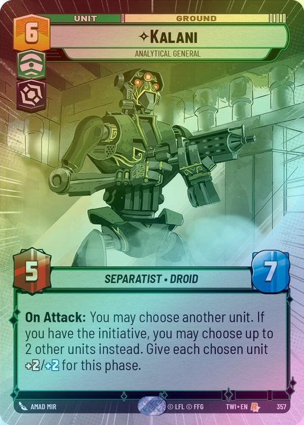 Kalani - Analytical General (Hyperspace) - 357 - Rare (Foil)