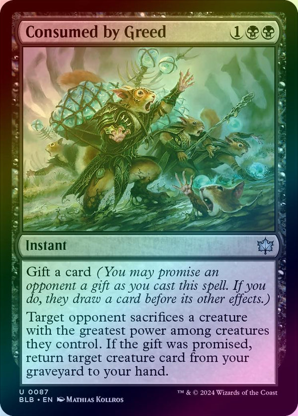 Consumed by Greed (Foil) (BLB)