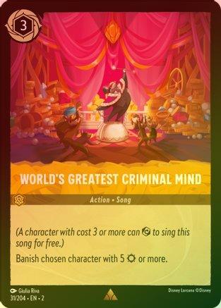 World's Greatest Criminal Mind - 31/204 - Rare (Foil)