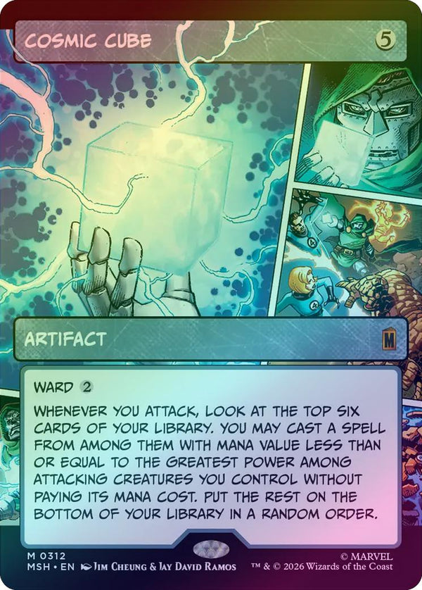 Cosmic Cube - Panel Showcase (Foil) (MSH) (Pre-Order)