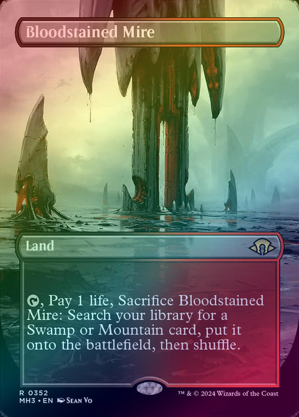 Bloodstained Mire - Borderless (Foil) (MH3)