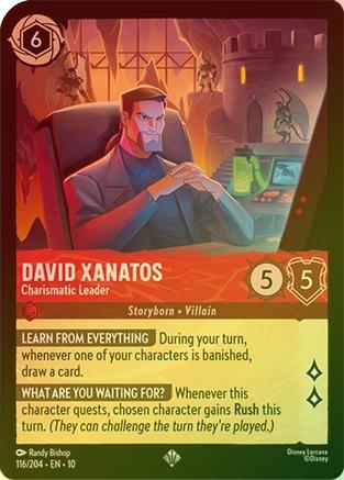 David Xanatos (Charismatic Leader) - 116/204 - Super Rare (Foil)