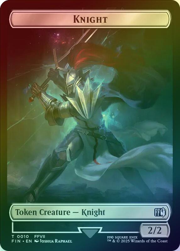 Hero (003) // Knight Token (Foil) (TFIN)