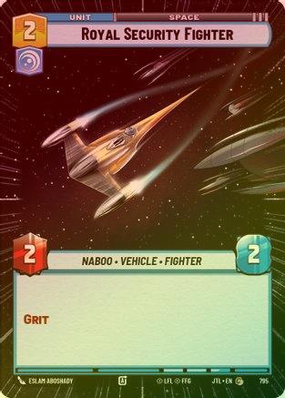 Royal Security Fighter (Hyperspace) - 795 - Common (Foil)