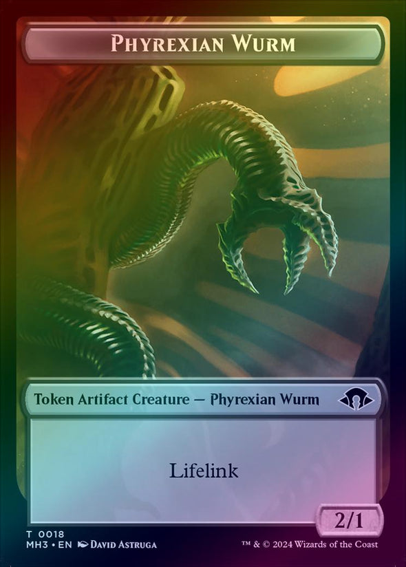 Phyrexian Wurm Token (Foil) (TMH3)