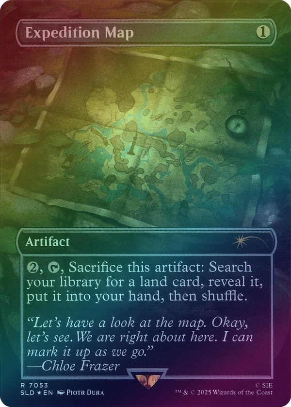 Expedition Map - Uncharted (Rainbow Foil) (SLD)