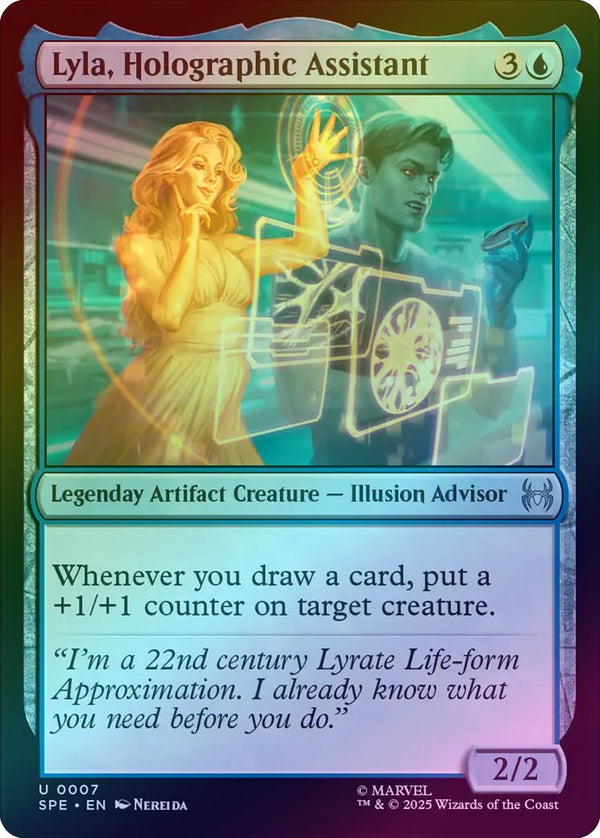 Lyla, Holographic Assistant (Foil) (SPE)