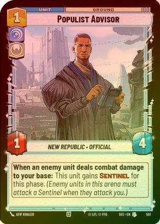 Populist Advisor (Foil) - 551 - Uncommon (Foil)