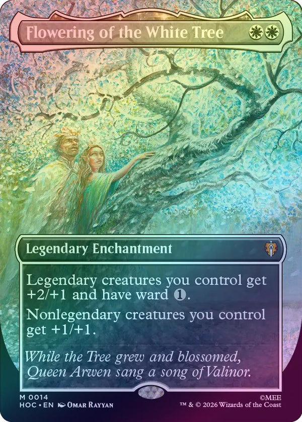 Flowering of the White Tree - Borderless (Foil) (HOC) (Pre-Order)