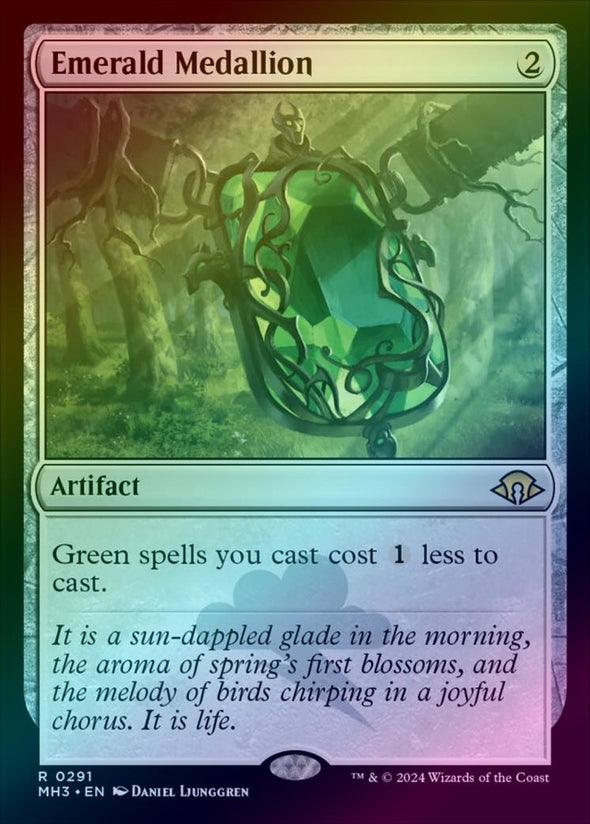 Emerald Medallion (Foil) (MH3)