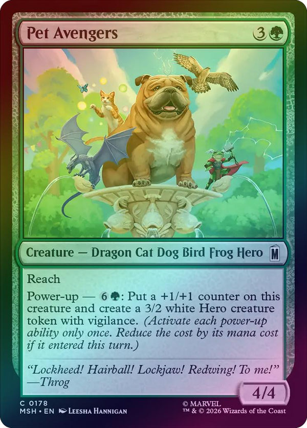 Pet Avengers (Foil) (MSH) (Pre-Order)