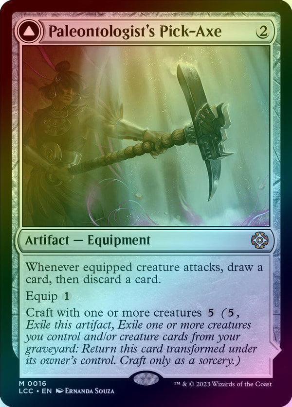 Paleontologist's Pick-Axe // Dinosaur Headdress (Foil) (LCC)