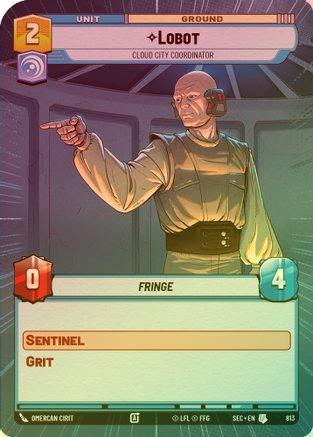 Lobot - Cloud City Coordinator (Hyperspace Foil) - 813 - Uncommon (Foil)