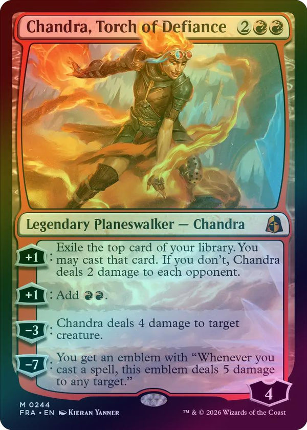 Chandra, Torch of Defiance (Foil) (FRA) (Pre-Order)