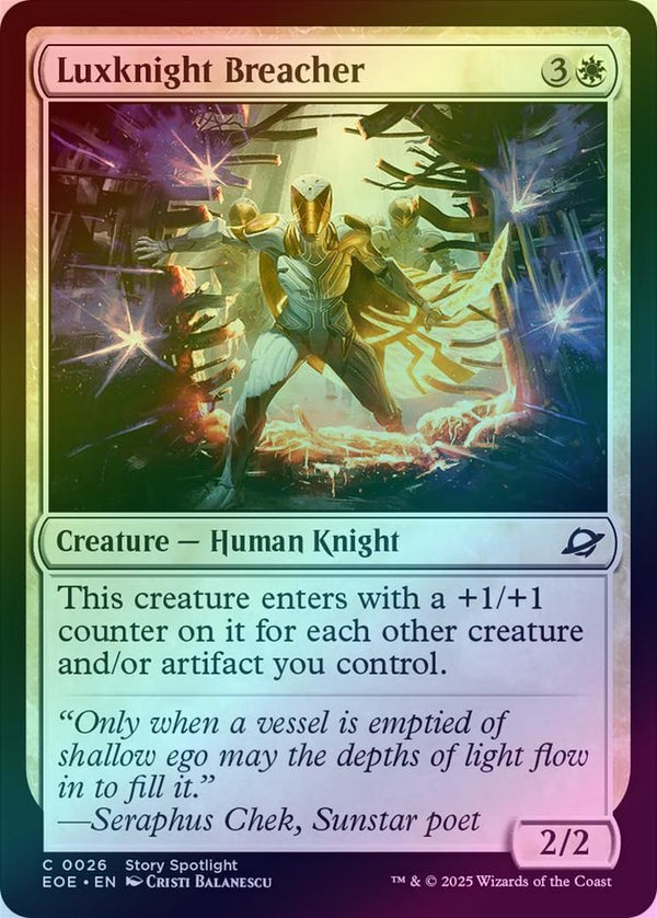 Luxknight Breacher (Foil) (EOE)