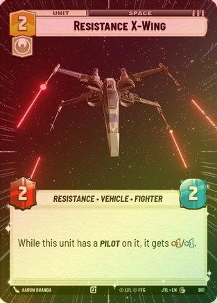 Resistance X-Wing (Hyperspace) - 981 - Common (Foil)