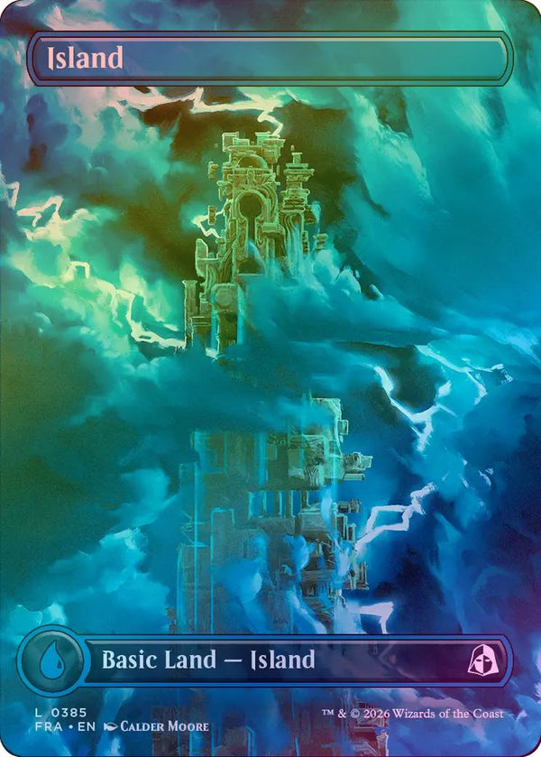 Island (385) - Tower Full Art (Foil) (FRA)
