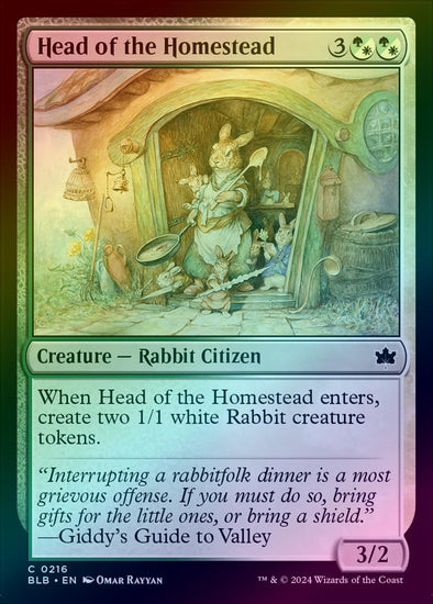 Head of the Homestead (Foil) (BLB)