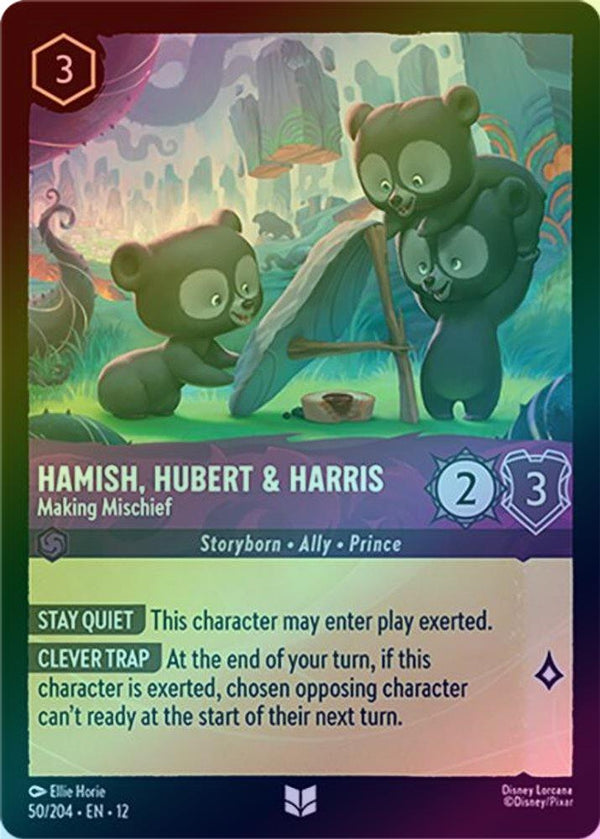 Hamish, Hubert & Harris (Making Mischief) - 50/204 - Uncommon (Foil)