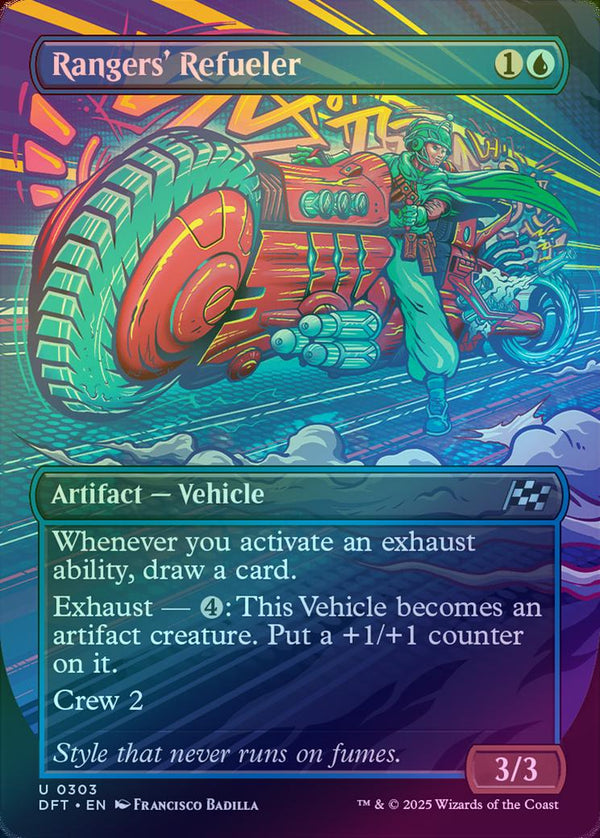 Rangers' Refueler - Borderless Revved Up (Foil) (DFT)