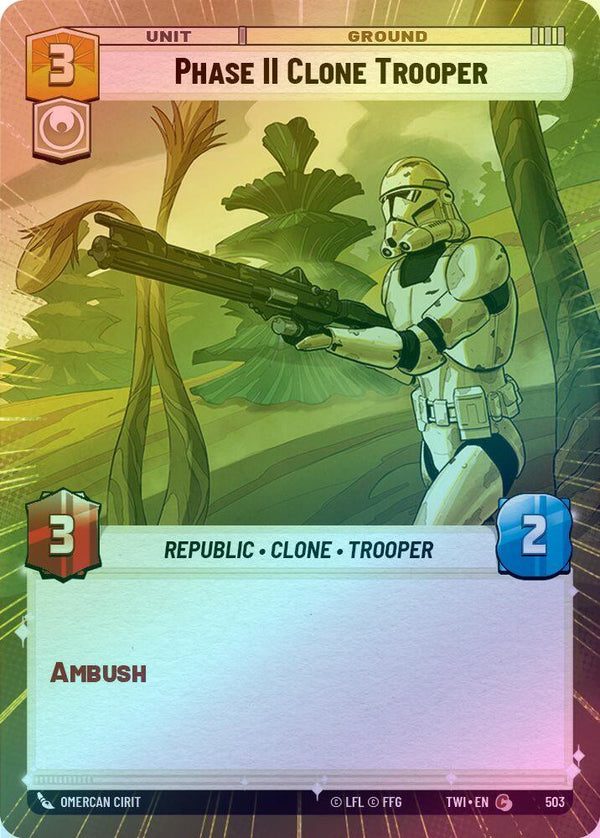 Phase II Clone Trooper (Hyperspace) - 503 - Common (Foil)