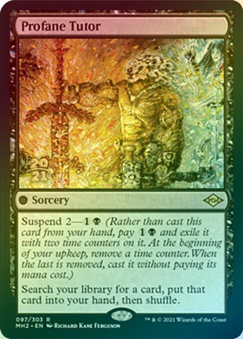 Profane Tutor - Prerelease Promo (Foil) (PMH2)