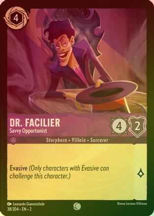 Dr. Facilier (Savvy Opportunist) - 38/204 - Common (Foil)