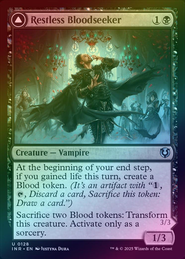 Restless Bloodseeker // Bloodsoaked Reveler (Foil) (INR)