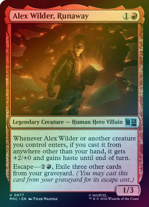 Alex Wilder, Runaway (Foil) (MSC)