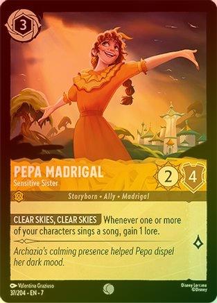 Pepa Madrigal (Sensitive Sister) - 37/204 - Common (Foil)