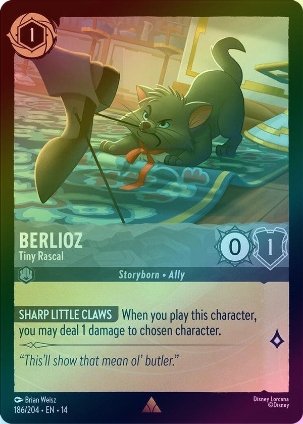 Berlioz (Tiny Rascal) - 186/204 - Rare (Foil)