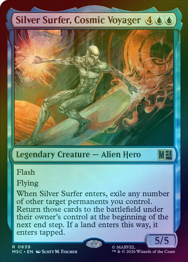 Silver Surfer, Cosmic Voyager (Foil) (MSC)