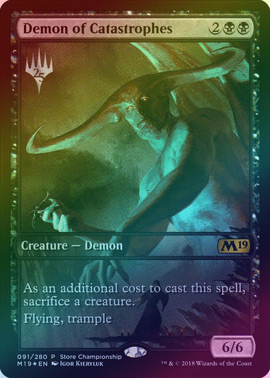 Demon of Catastrophes - Store Championship Promo (Foil) (PM19)