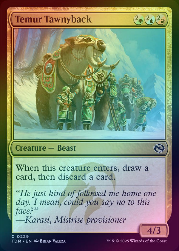 Temur Tawnyback (Foil) (TDM)