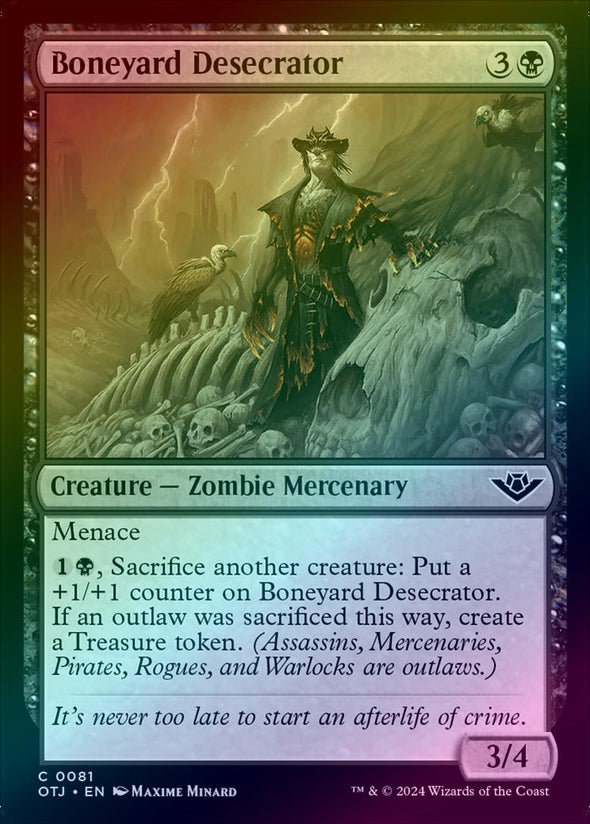 Boneyard Desecrator (Foil) (OTJ)