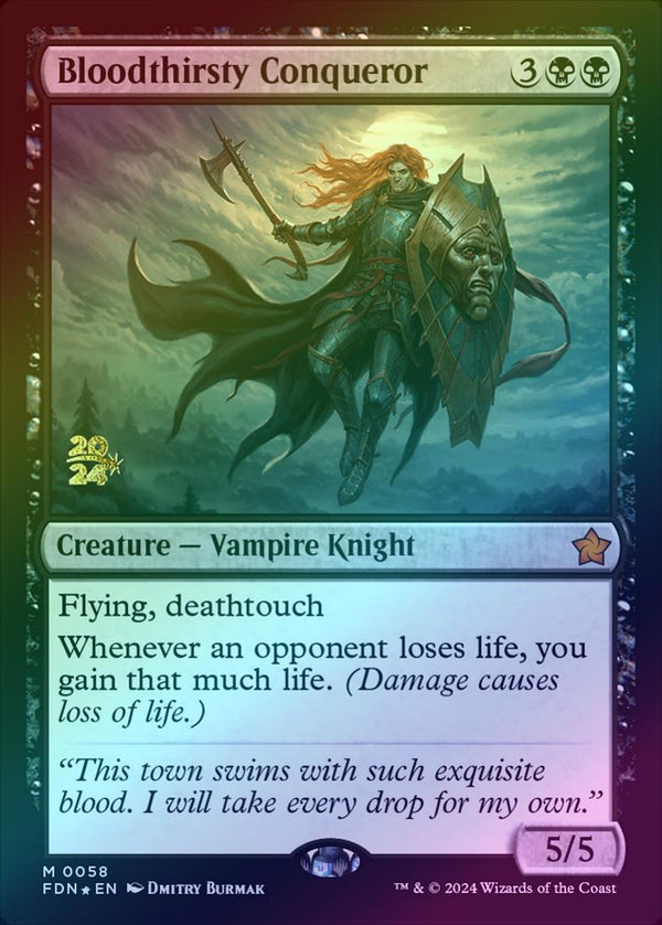 Bloodthirsty Conqueror - Prerelease Promo (Foil) (PFDN)
