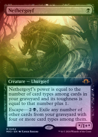 Nethergoyf - Extended Art (Foil) (MH3)