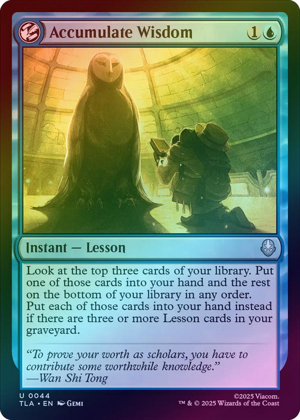 Accumulate Wisdom (Foil) (TLA)