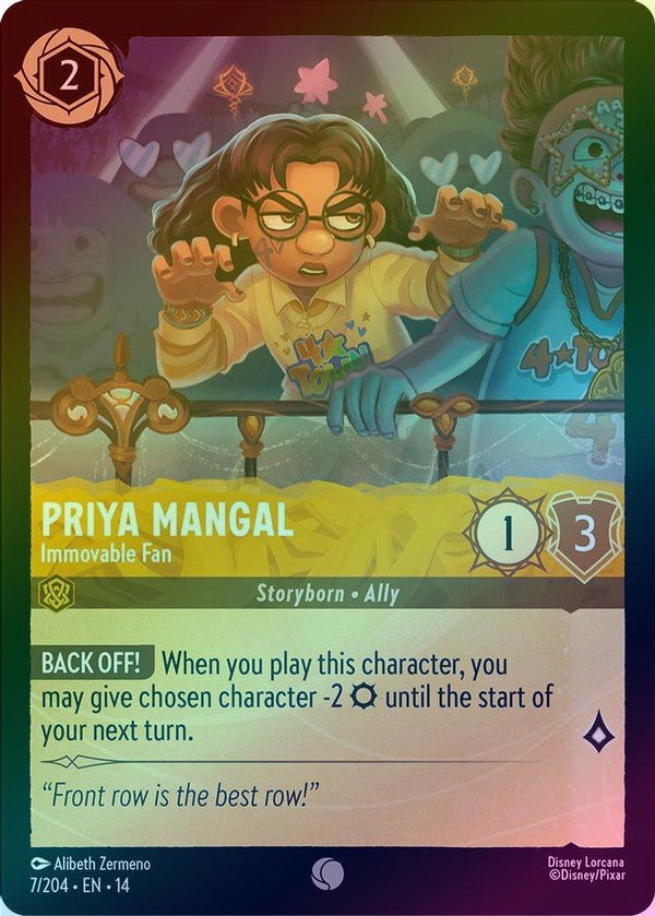 Priya Mangal (Immovable Fan) - 7/204 - Common (Foil)