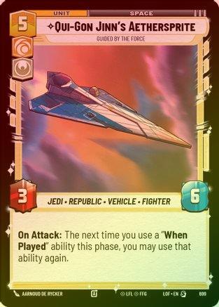 Qui-Gon Jinn's Aethersprite - Guided by the Force - 699 - Special (Foil)