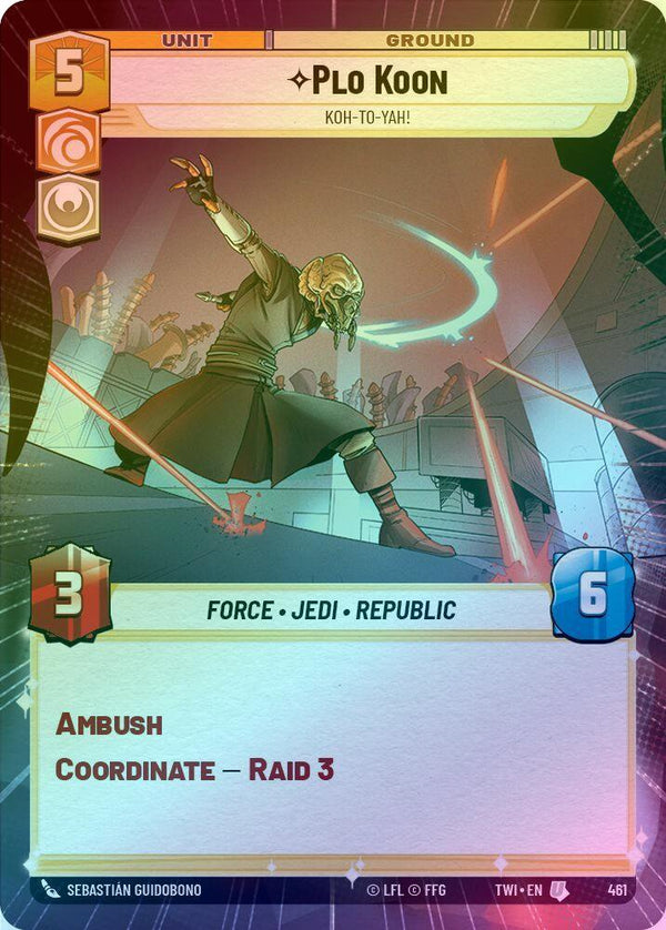 Plo Koon - Koh-to-yah! (Hyperspace) - 461 - Uncommon (Foil)