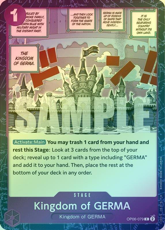 Kingdom of GERMA (Jolly Roger Foil) - OP06-079 - Common