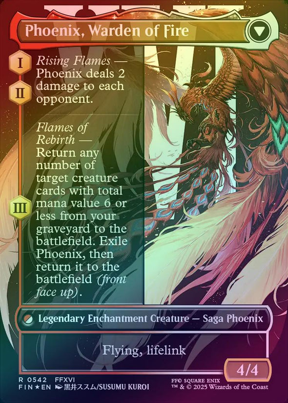 Joshua, Phoenix's Dominant // Phoenix, Warden of Fire - Borderless (Surge Foil) (FIN)