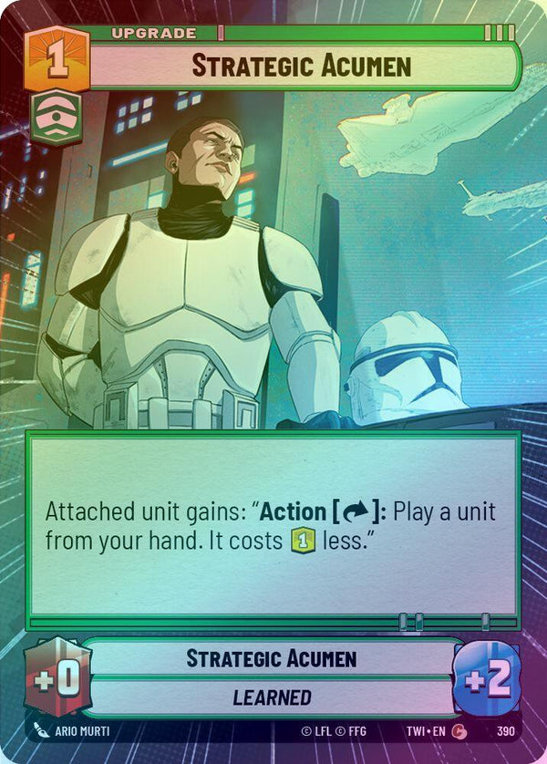 Strategic Acumen (Hyperspace) - 390 - Common (Foil)