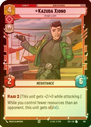 Kazuda Xiono - I'm Not A Spy (Foil) - 661 - Uncommon (Foil)