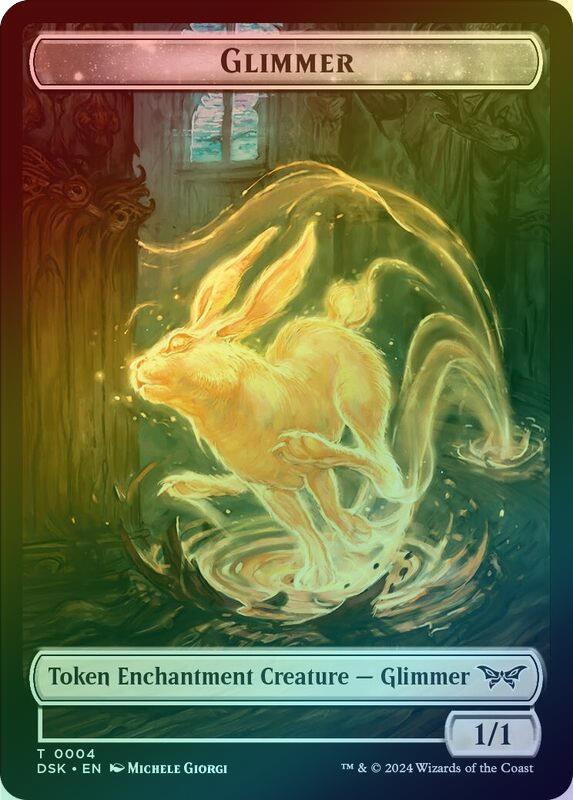 Horror // Glimmer Token (Foil) (TDSK)