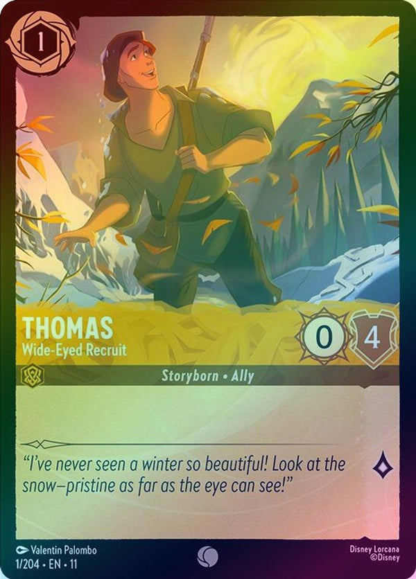 Thomas (Wide-Eyed Recruit) - 1/204 - Common (Foil)
