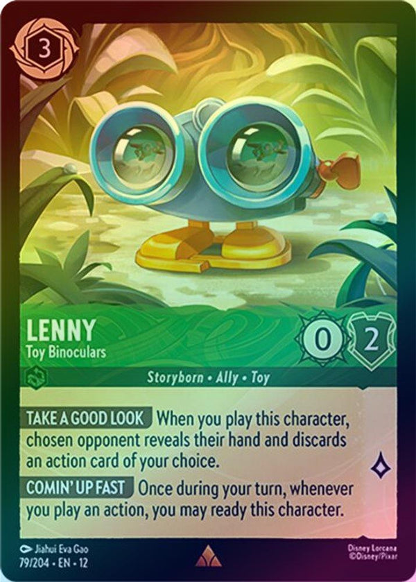 Lenny (Toy Binoculars) - 79/204 - Rare (Foil)