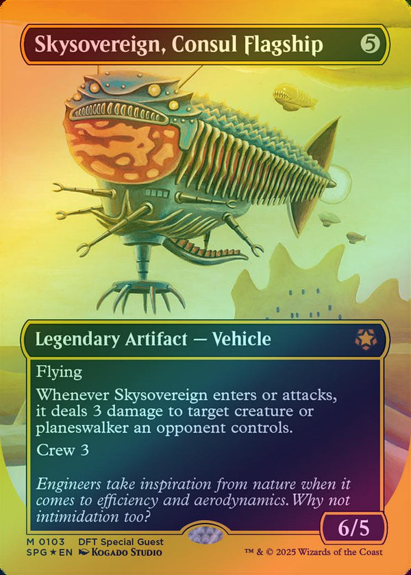 Skysovereign, Consul Flagship - Borderless (First-Place Foil) (SPG)